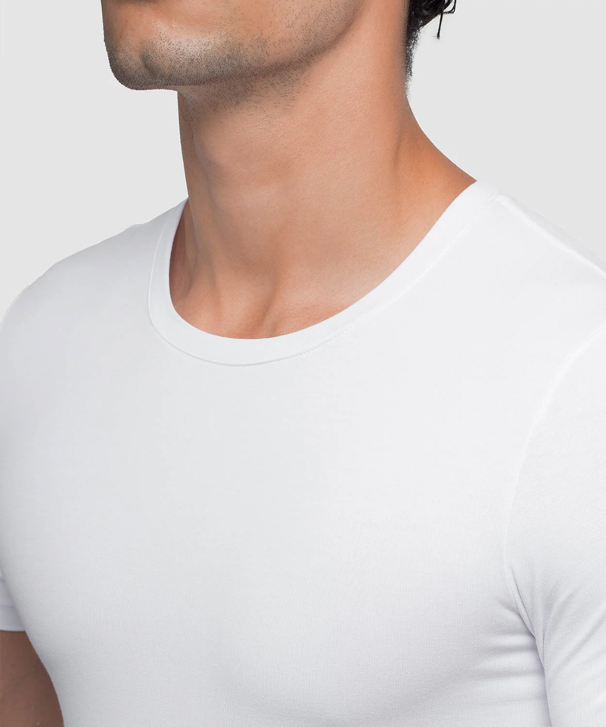 Cotton Compression Crew Neck T-Shirt - Image 5