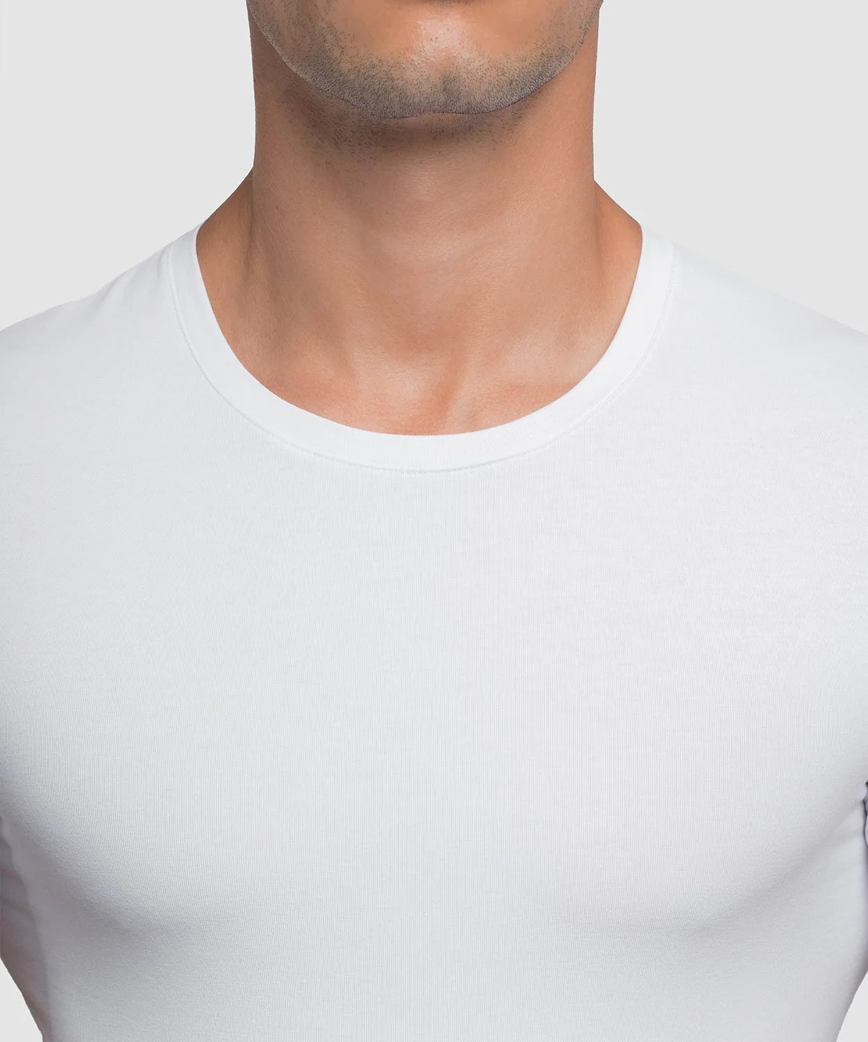 Cotton Compression Crew Neck T-Shirt - Image 6