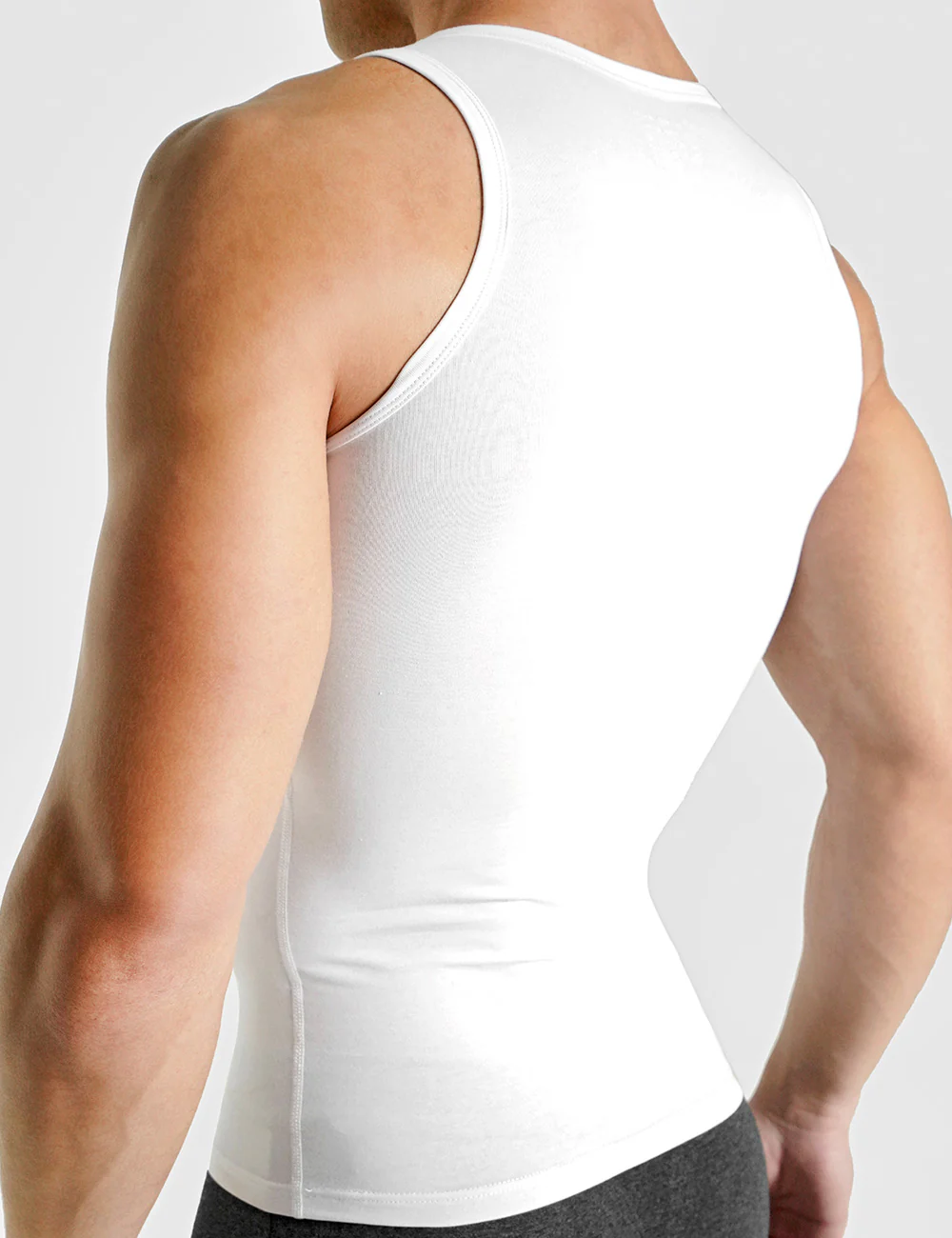 Cotton Compression Tank Top - Image 3