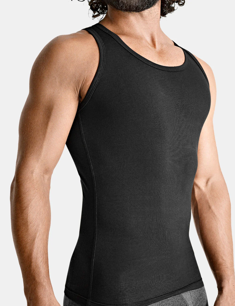 Cotton Compression Tank Top - Image 9