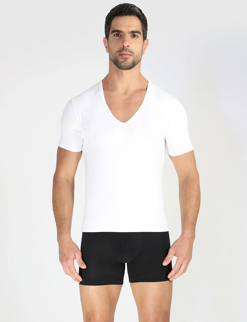 Deep V-Neck T-Shirt 2-Pack - Image 4