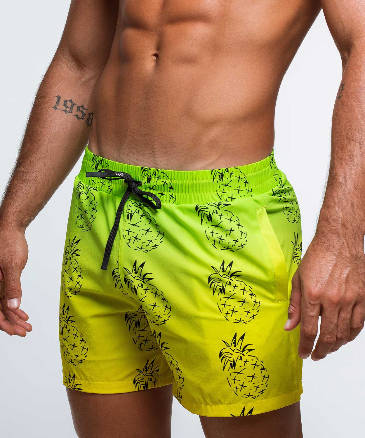 H2O Relaxed Padded Swim Short - Image 36