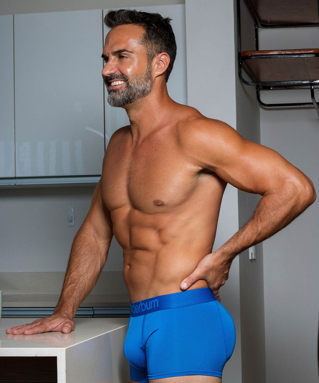 ONE FINGER Padded Boxer Trunk - Image 7