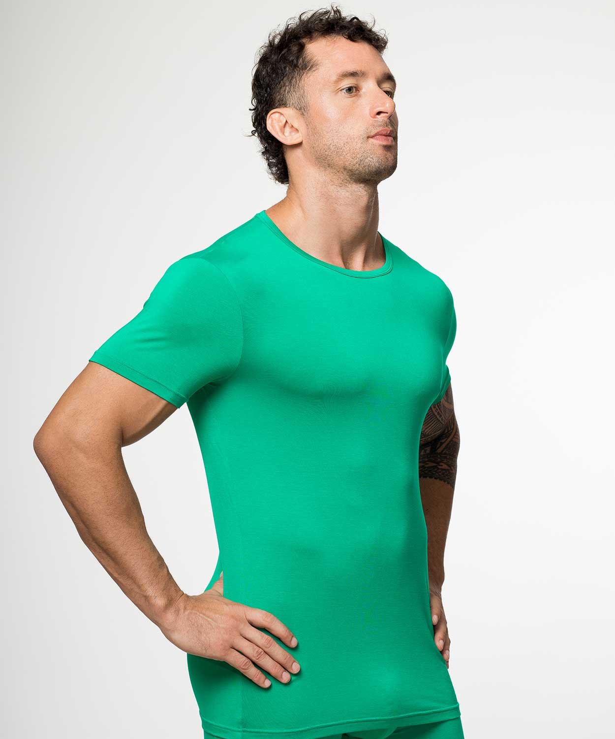 Essentials Bamboo T-Shirt Crew Neck - Image 3