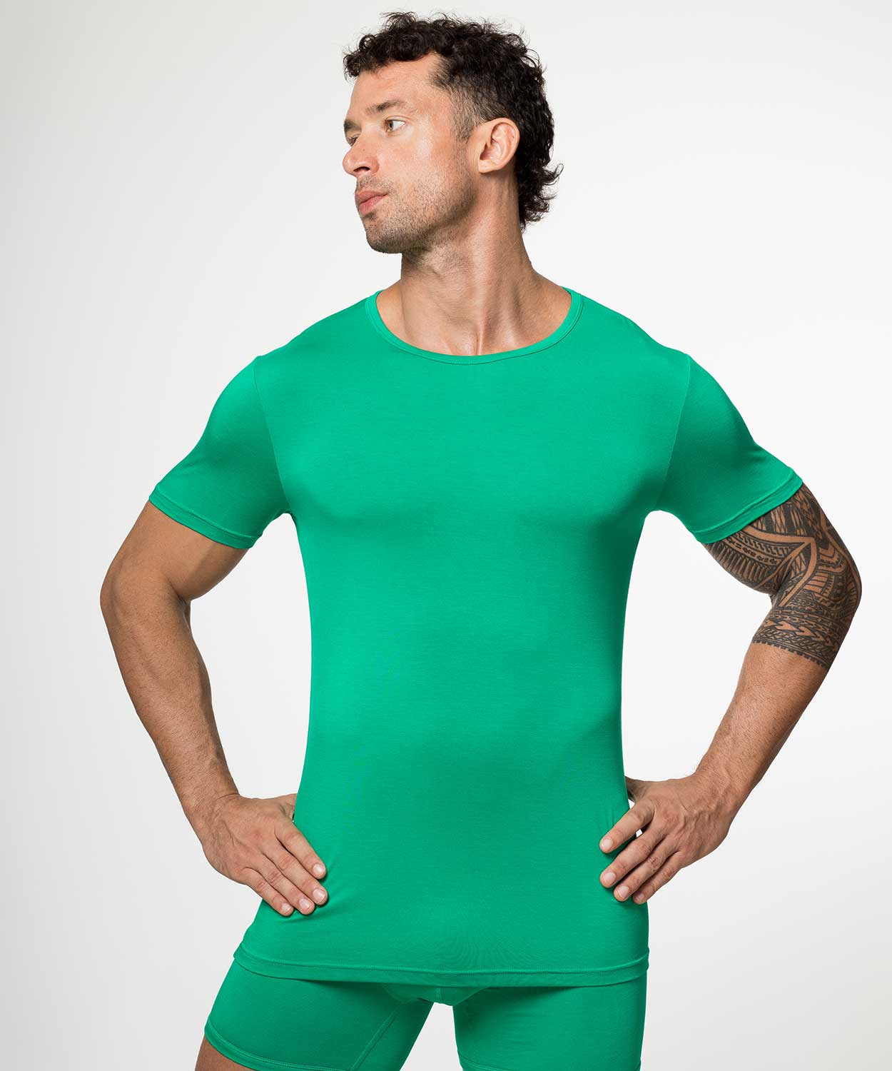 Essentials Bamboo T-Shirt Crew Neck - Image 4