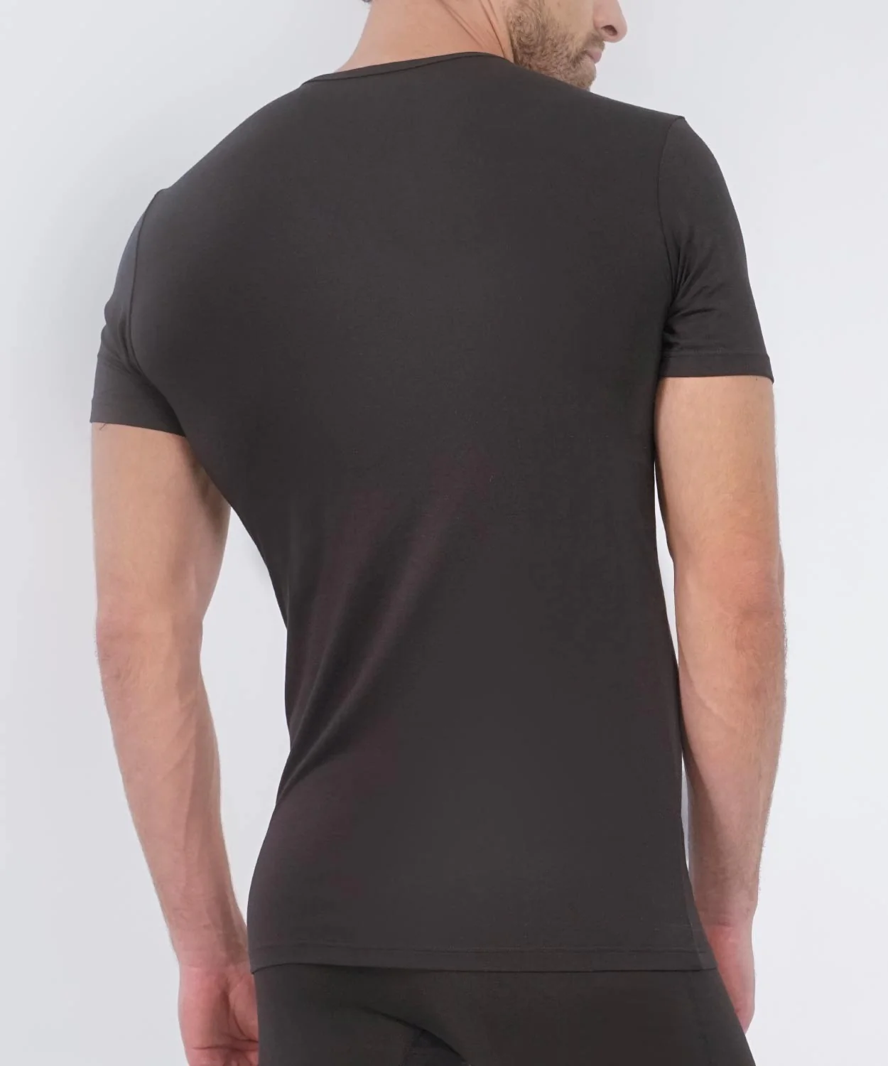 Essentials Modal T-Shirt V Neck - Image 7